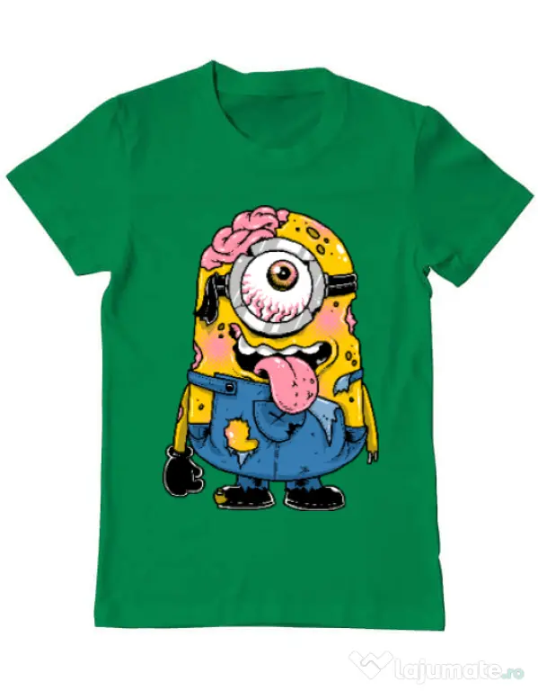Tricou ADLER barbat Zombie minion Verde mediu