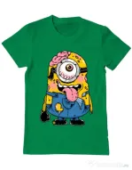 Tricou ADLER barbat Zombie minion Verde mediu