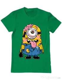 Tricou ADLER barbat Zombie minion Verde mediu
