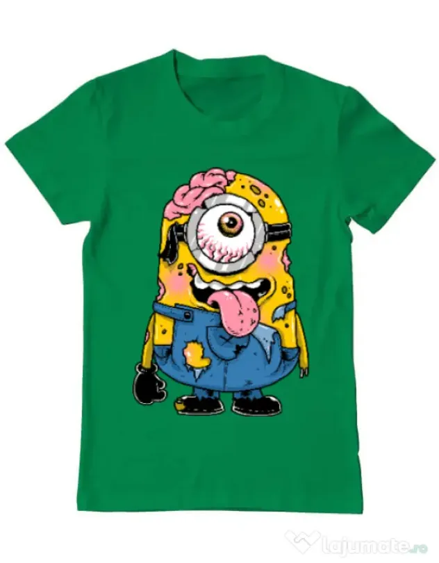 Tricou ADLER barbat Zombie minion Verde mediu
