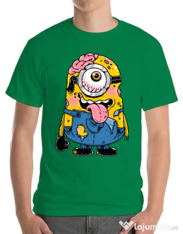 Tricou ADLER barbat Zombie minion Verde mediu
