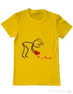 Tricou ADLER barbat Dovezi de dragoste 2 Galben