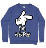 Bluza ADLER barbat I am hers Albastru melanj