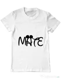 Tricou ADLER barbat Mate Alb