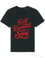 Tricou STANLEY STELLA barbat Good grammar Negru