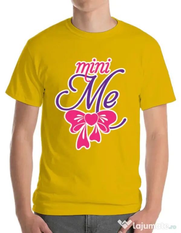 Tricou ADLER barbat Mini me Galben