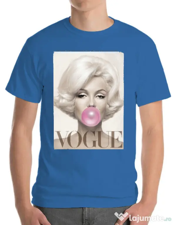 Tricou ADLER barbat Bubblegum Albastru azuriu