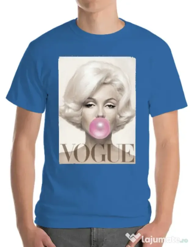 Tricou ADLER barbat Bubblegum Albastru azuriu