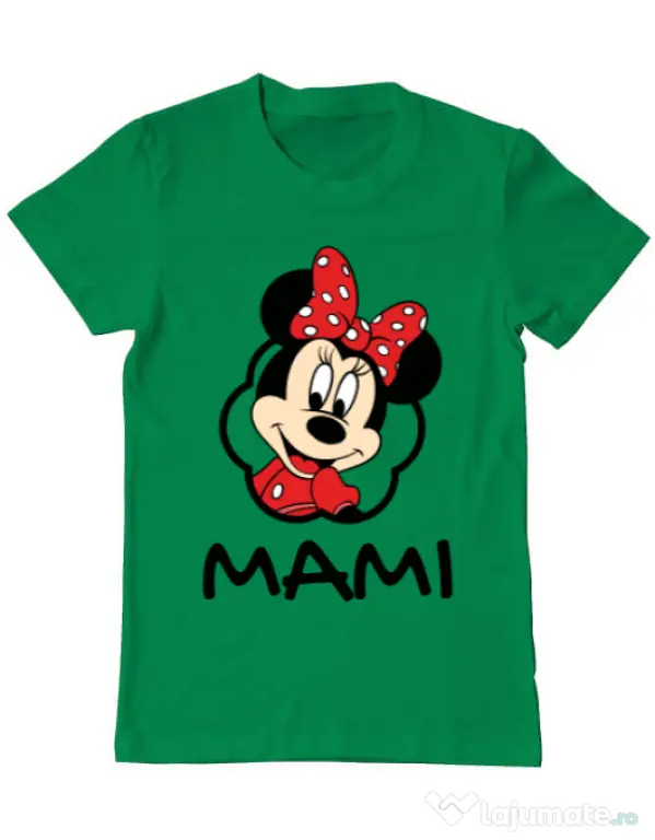 Tricou ADLER barbat Mouse mommy Verde mediu