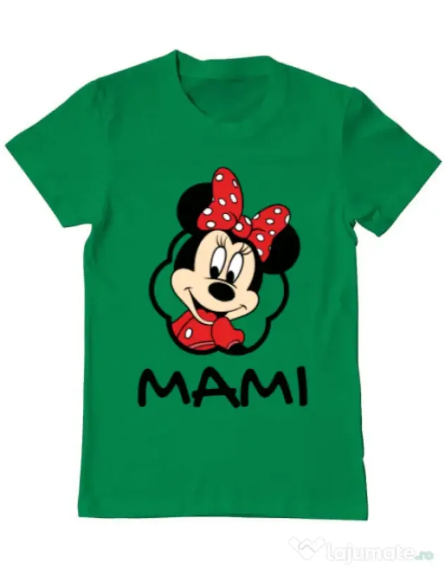 Tricou ADLER barbat Mouse mommy Verde mediu