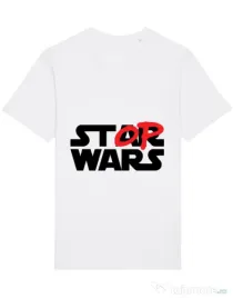 Tricou STANLEY STELLA barbat Stop wars Alb