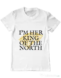 Tricou ADLER barbat Her king of the north Alb