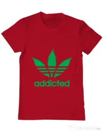 Tricou ADLER barbat Addicted Rosu