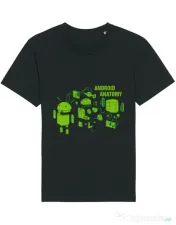 Tricou STANLEY STELLA barbat Android anatomy Negru