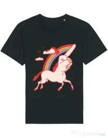 Tricou STANLEY STELLA barbat FUnicorn Negru