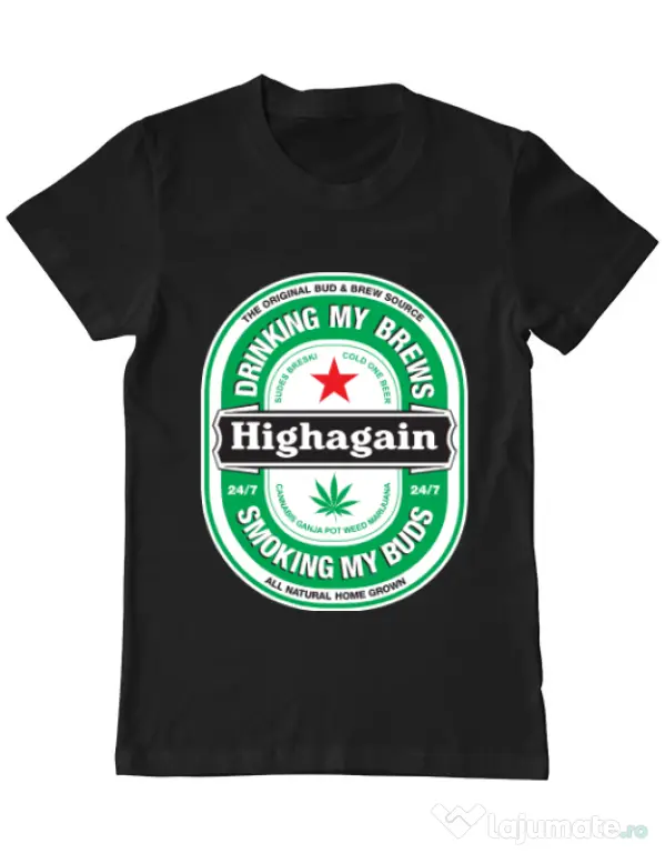 Tricou ADLER barbat Highagain Negru