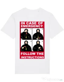 Tricou STANLEY STELLA barbat In case of emergency Alb