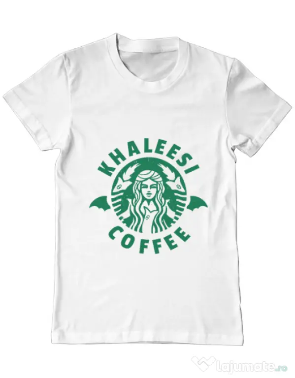 Tricou ADLER barbat Khaleesi coffee Alb