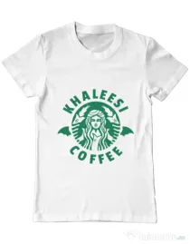 Tricou ADLER barbat Khaleesi coffee Alb