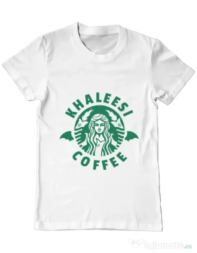 Tricou ADLER barbat Khaleesi coffee Alb