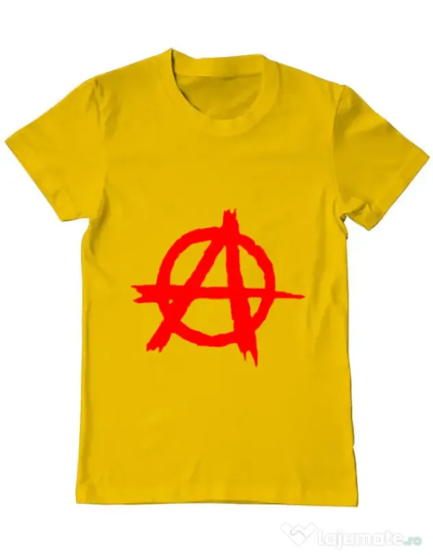 Tricou ADLER barbat Anarchy Galben