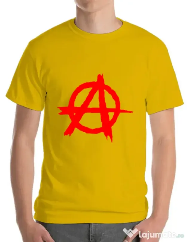 Tricou ADLER barbat Anarchy Galben