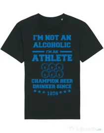 Tricou STANLEY STELLA barbat Beer champion Negru
