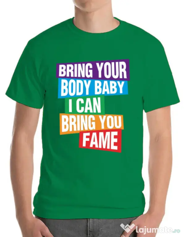 Tricou ADLER barbat Bring your body Verde mediu