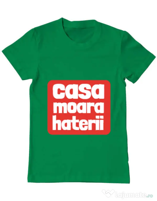 Tricou ADLER barbat Casa moara haterii Verde mediu