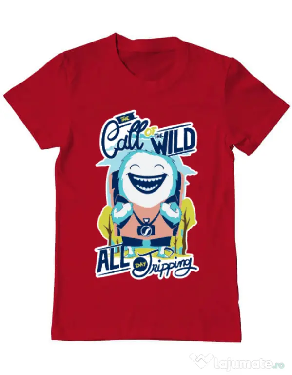 Tricou ADLER barbat Call of the wild Rosu