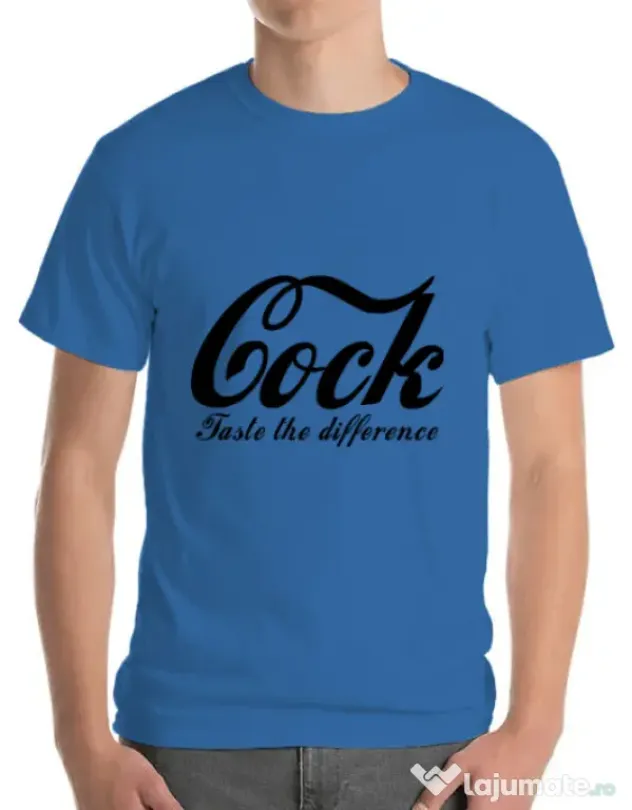 Tricou ADLER barbat Taste the difference Albastru azuriu