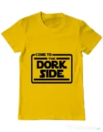 Tricou ADLER barbat Dork side Galben