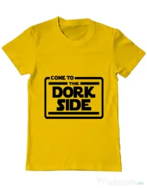 Tricou ADLER barbat Dork side Galben