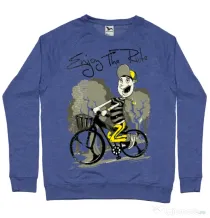 Bluza ADLER barbat Enjoy the ride Albastru melanj