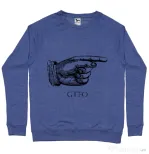 Bluza ADLER barbat GTFO Albastru melanj