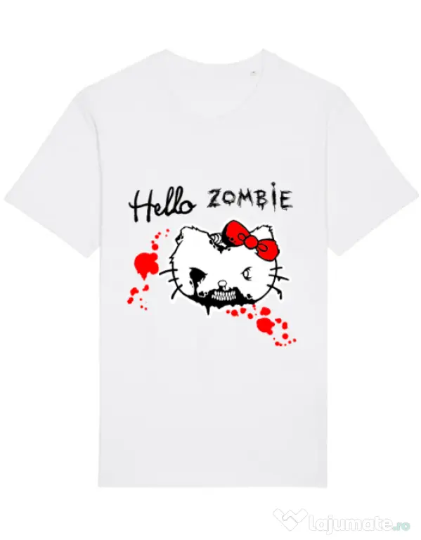 Tricou STANLEY STELLA barbat Hello zombie Alb
