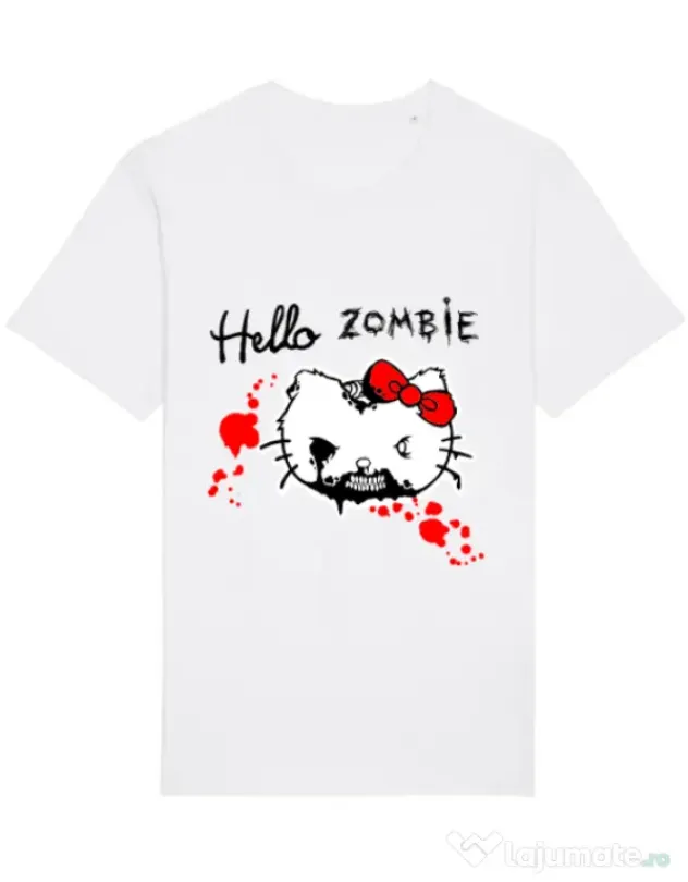 Tricou STANLEY STELLA barbat Hello zombie Alb
