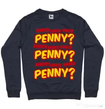 Bluza ADLER barbat Knock Penny Denim inchis