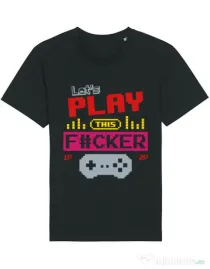Tricou STANLEY STELLA barbat Lets play this Negru