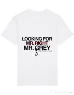 Tricou STANLEY STELLA barbat Looking for Mr Grey Alb