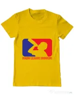Tricou ADLER barbat Major league Galben