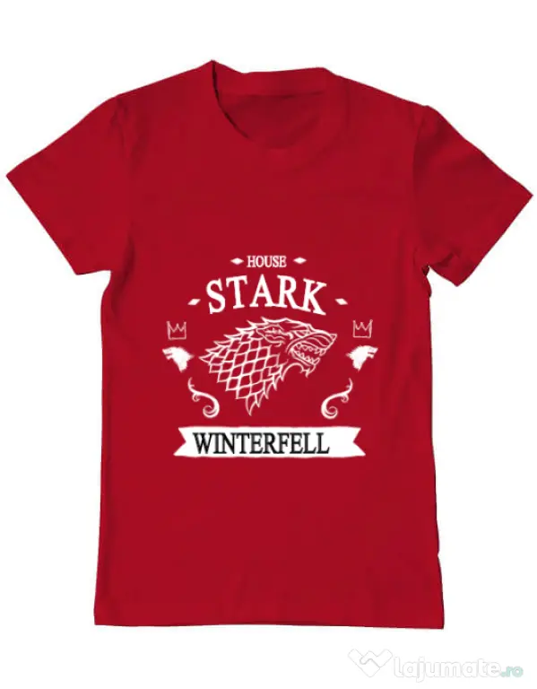 Tricou ADLER barbat House Stark Rosu