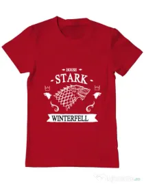 Tricou ADLER barbat House Stark Rosu