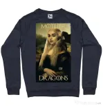 Bluza ADLER barbat Mother of dragons 3 Denim inchis