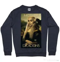 Bluza ADLER barbat Mother of dragons 3 Denim inchis