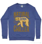 Bluza ADLER barbat Natural born chiller Albastru melanj