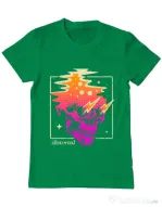 Tricou ADLER barbat Distorted Verde mediu