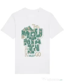 Tricou STANLEY STELLA barbat The mountain is calling, I must go! Alb