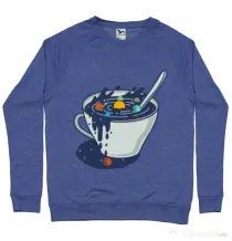 Bluza ADLER barbat Galaxy mug Albastru melanj
