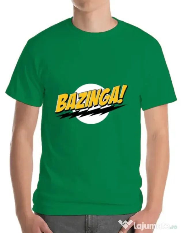 Tricou ADLER barbat Bazinga Verde mediu